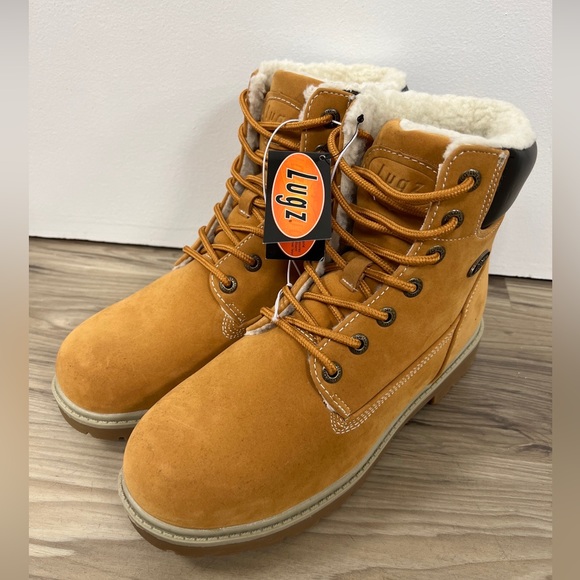 Lugz Other - Lugz Brace Hi Fleece Lace Up  Mens Size 8.5 Casual Boots MBRACHFK-747 NWOB
